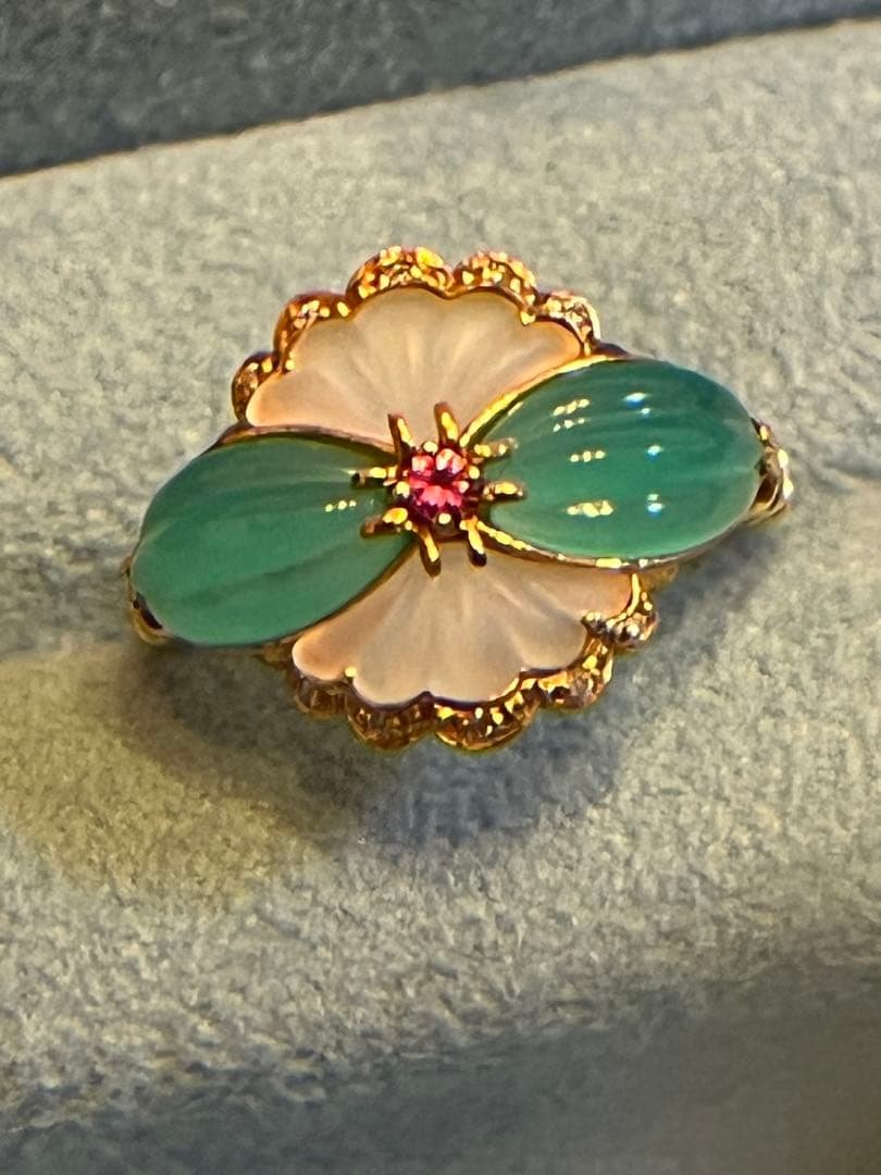 専用超美品未使用に近い石垣順子k18リング　14.5 QVC gstv