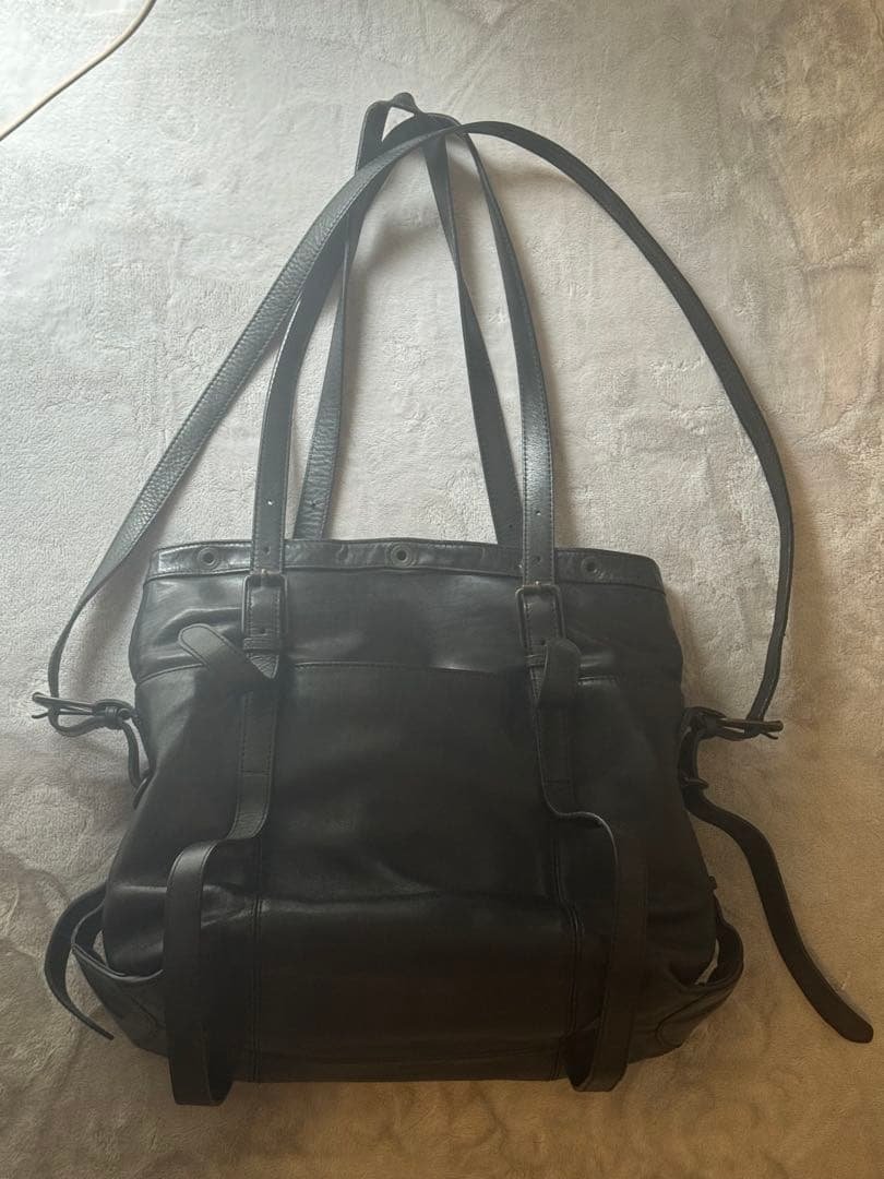 パトリックステファン　アトリエバッグ　トートバッグ　ブラック　黒　バック