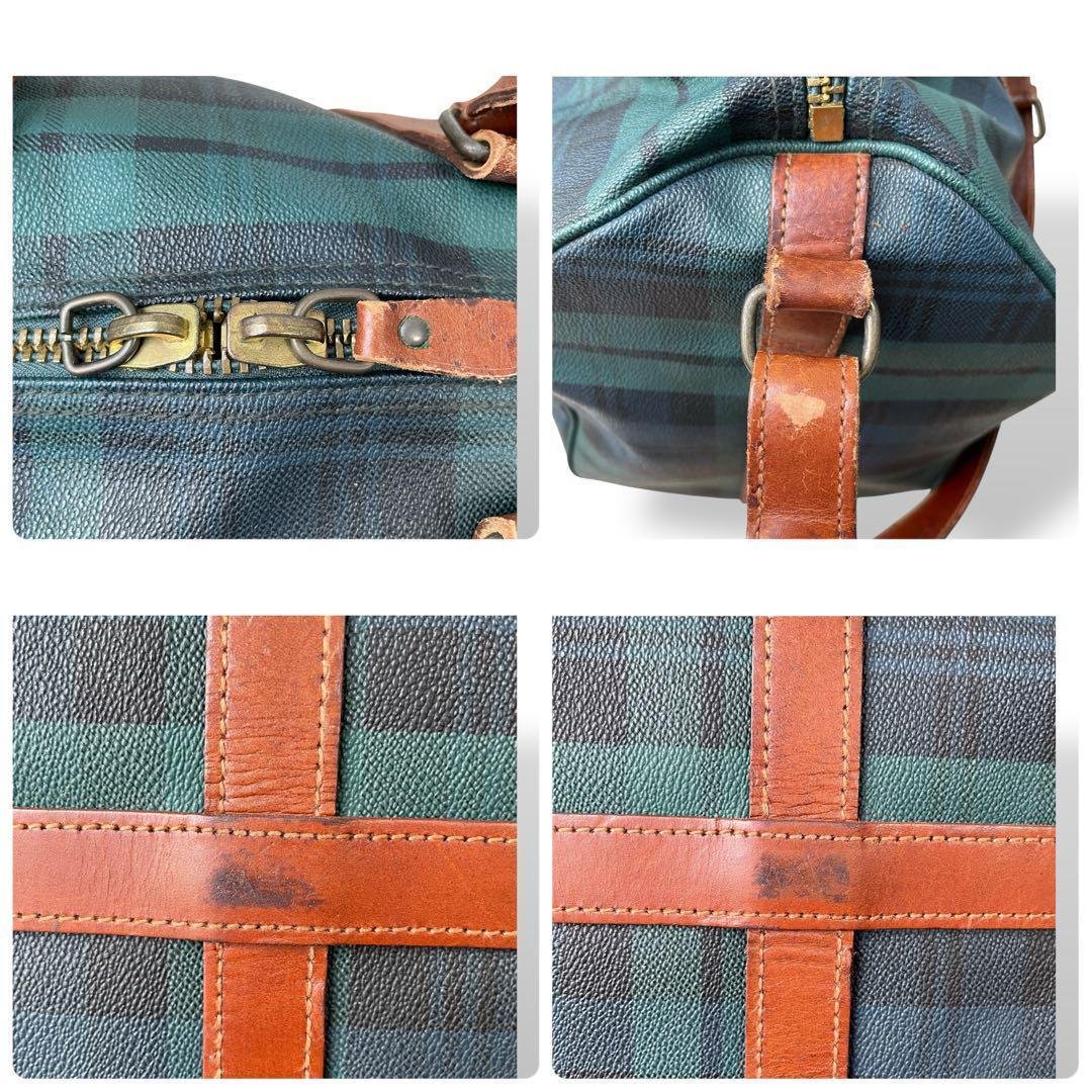 Vintage Polo Ralph Lauren☆チェック柄 ボストンバッグ