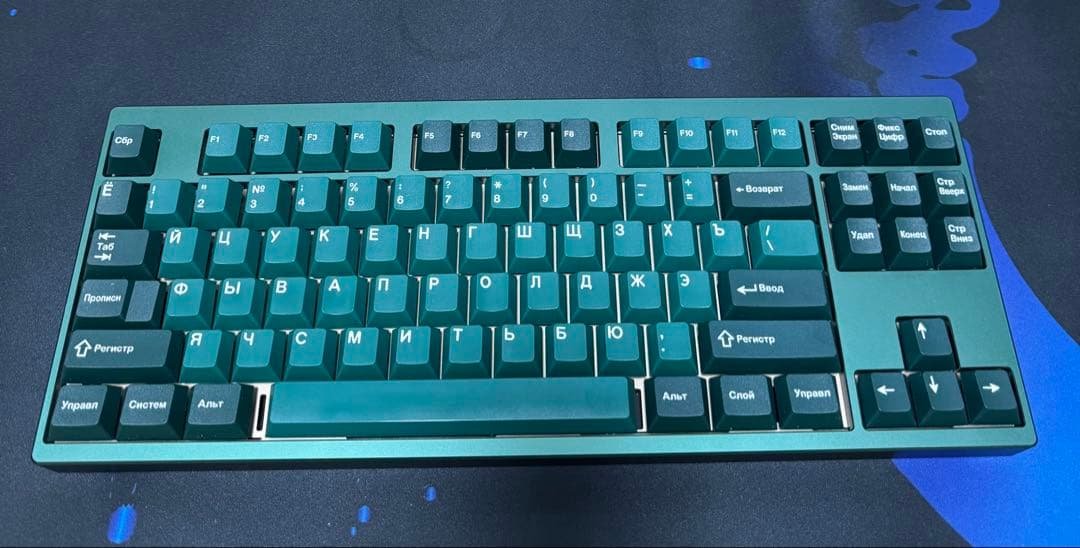 Keycult No1 TKL Green自作キーボード