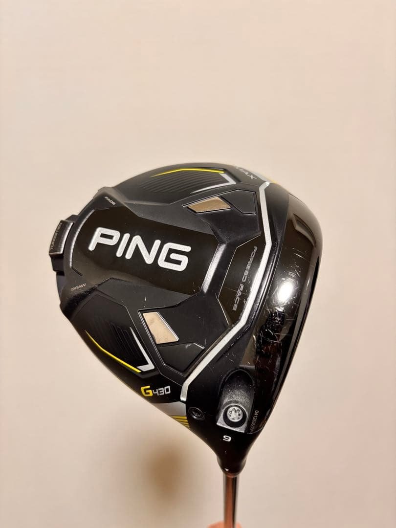 PING G430MAX ドライバー9度×TOUR Chrome 2.0 65R
