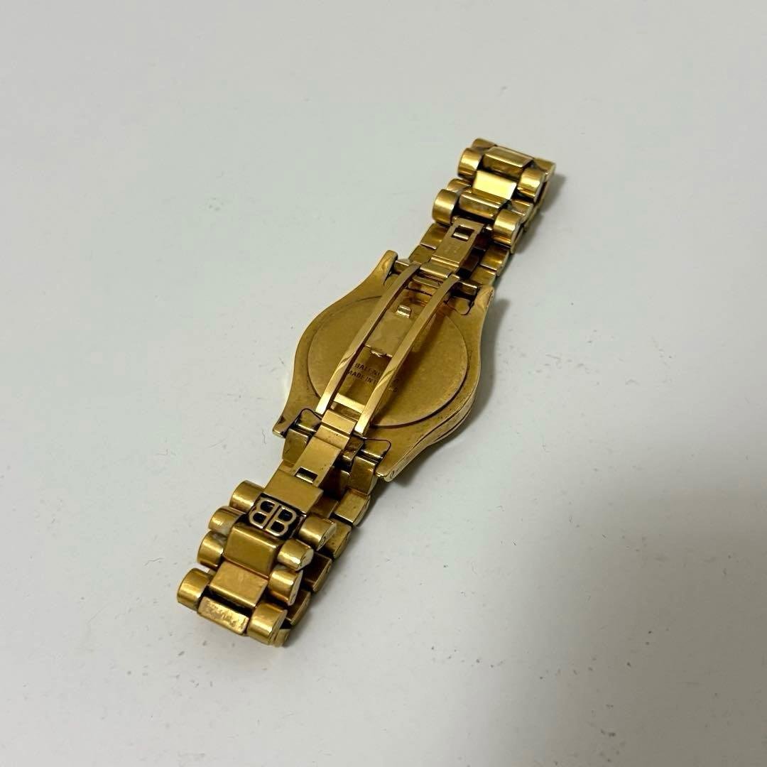 【格安】BALENCIAGA ゴールドブレスレット 時計風