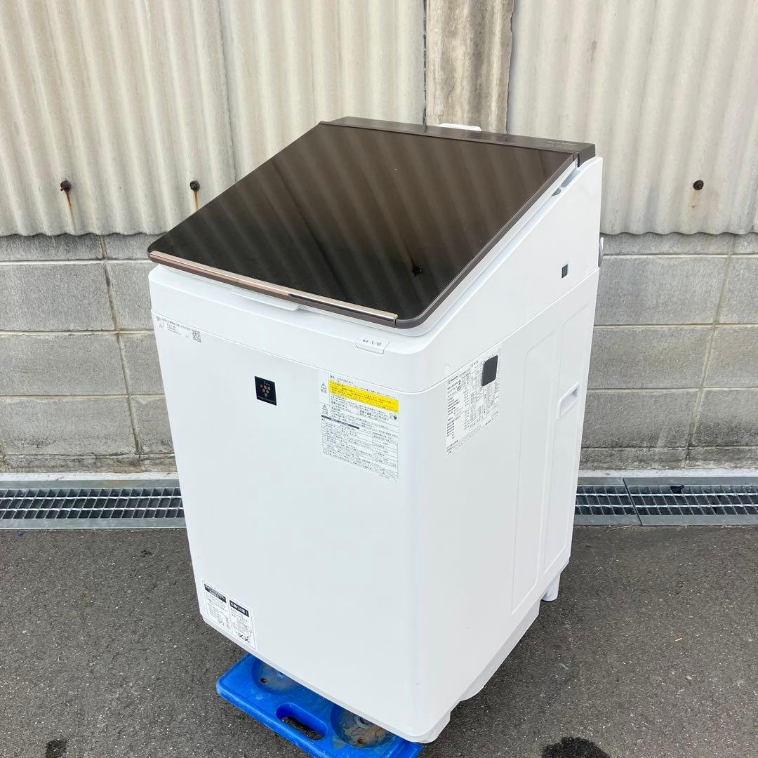 SHARP シャープ 洗濯乾燥機　ES-PU10C-T 2019年製