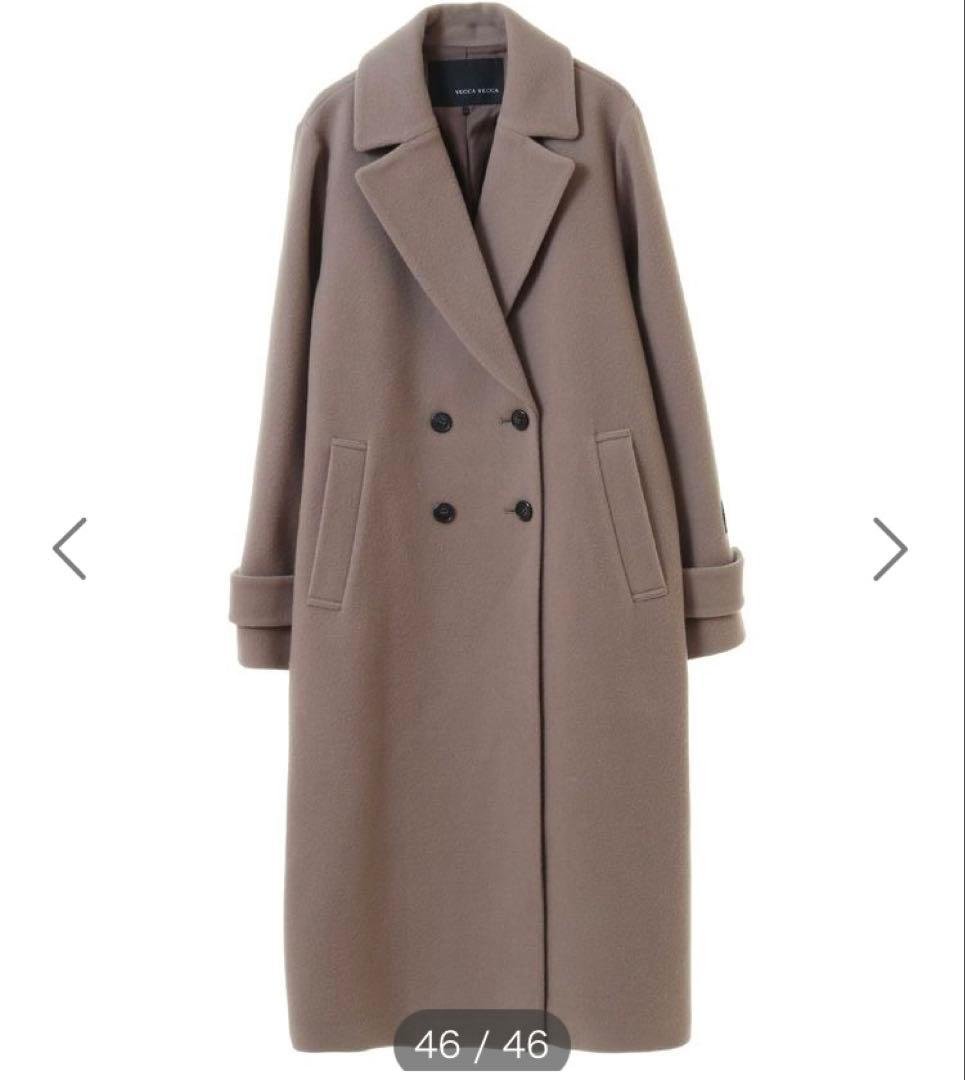 YECCA VECCA ウール混ロングダブルコート　わたしの宝物 松本若菜　衣装