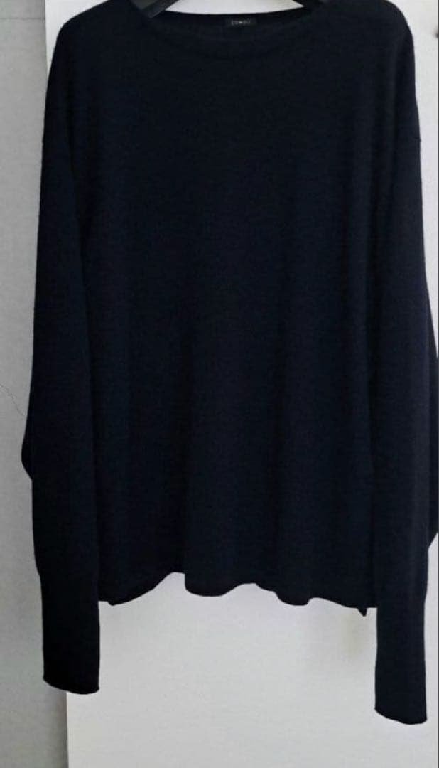 【最終値下げ】comoli カシミヤコモリニット ネイビー サイズフリー