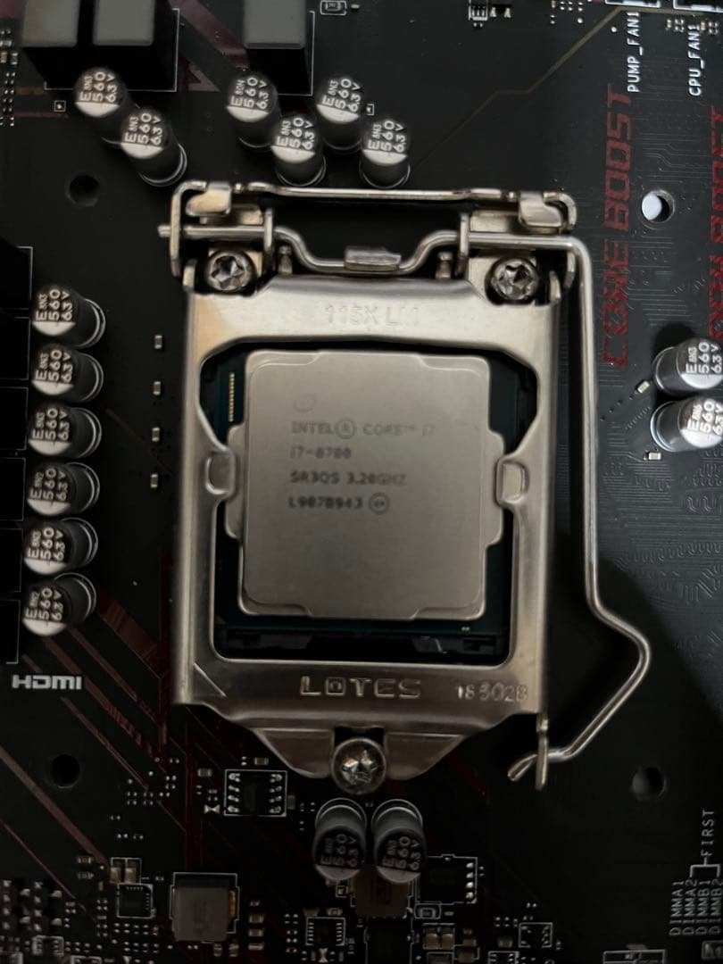 DCー8 Core i7-8700 Z390 メモリ32GB