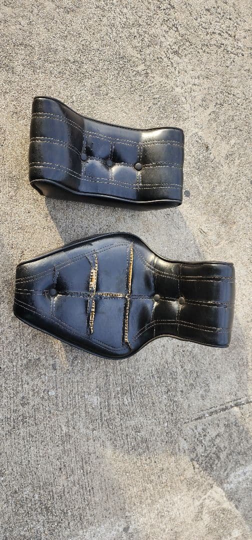 ハーレー　ラペラ　当時物　ナックル　パンヘッド　ショベル　シート　ソロシート