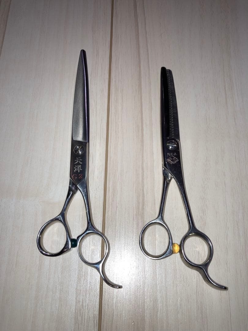 カットシザー セニングシザー セット(天洋、OK)