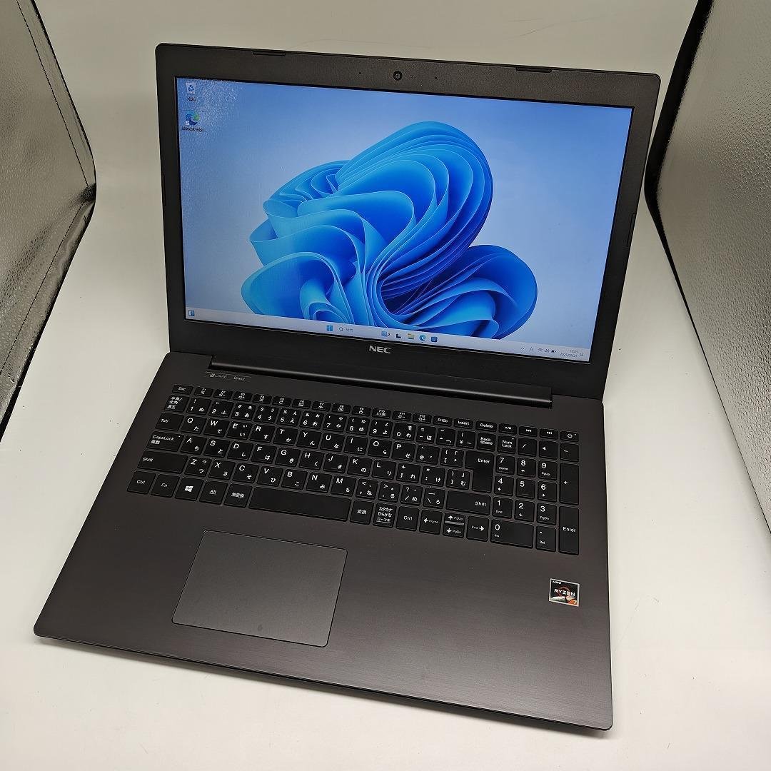 【NEC】Lavie Ryzen7 SSD256GB 20GB 黒 ノートPC
