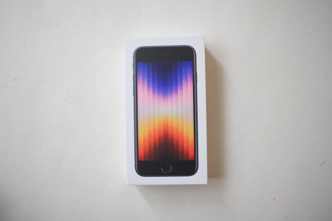 当日発送 新品 未使用iPhone SE 第3世代 64GB ミッドナイト