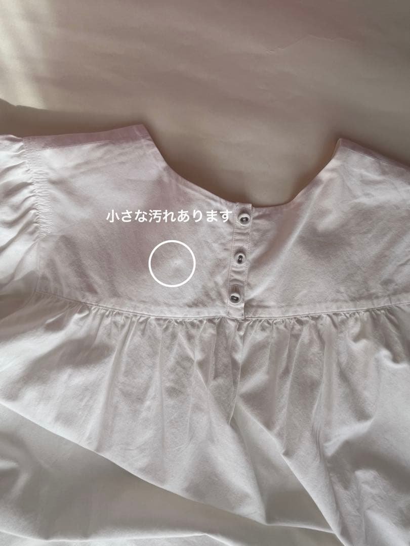 ミナペルホネンfog night ブラウスホワイト