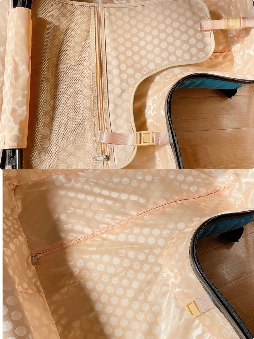 美品✨️ NORICCO 子どもが乗れるキャリーケース プレミアムシート 旅行 青