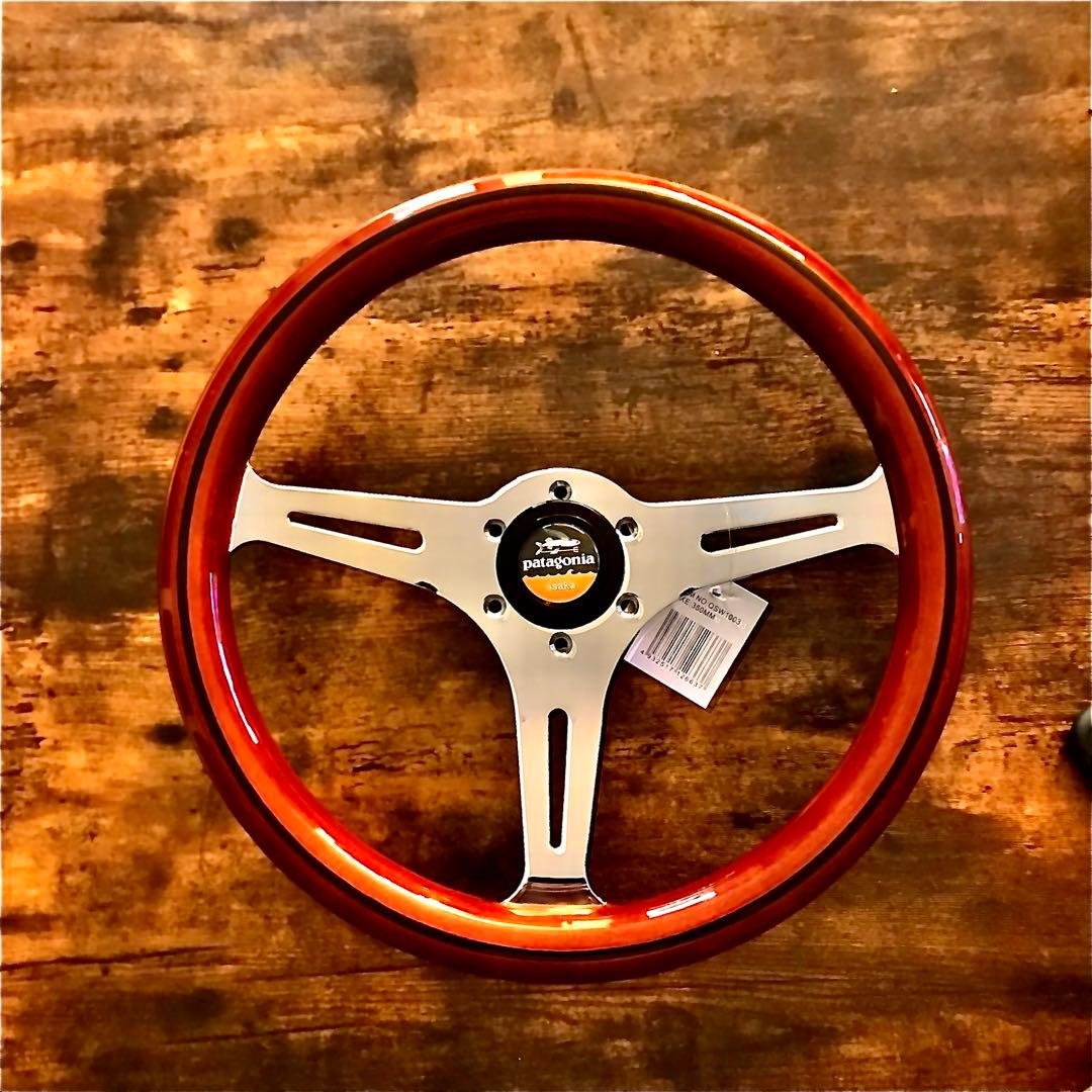 新品ウッドステアリング34.5φ patagonia Surf Osakaホーン