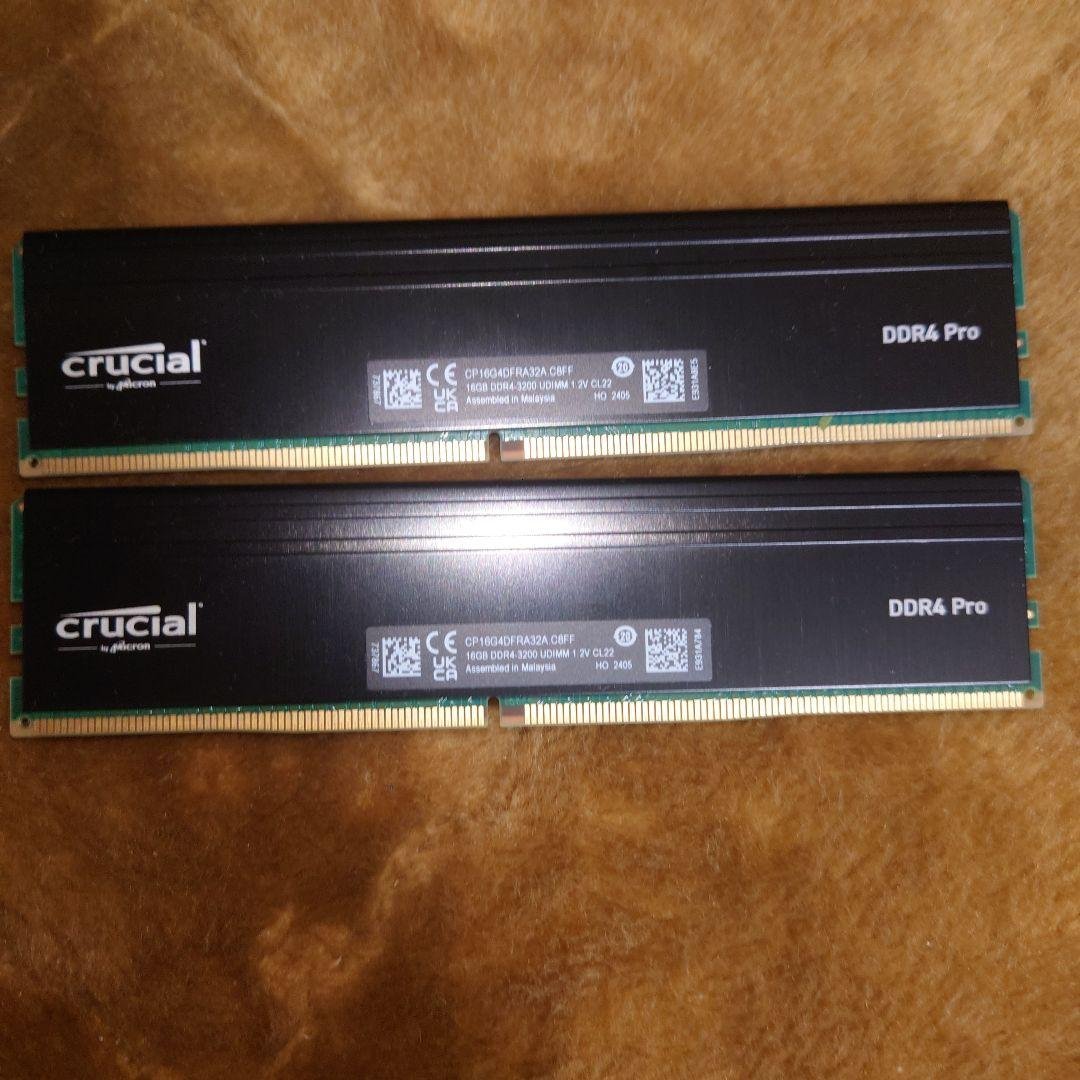 メモリ DDR4-3200 16 GB x 2