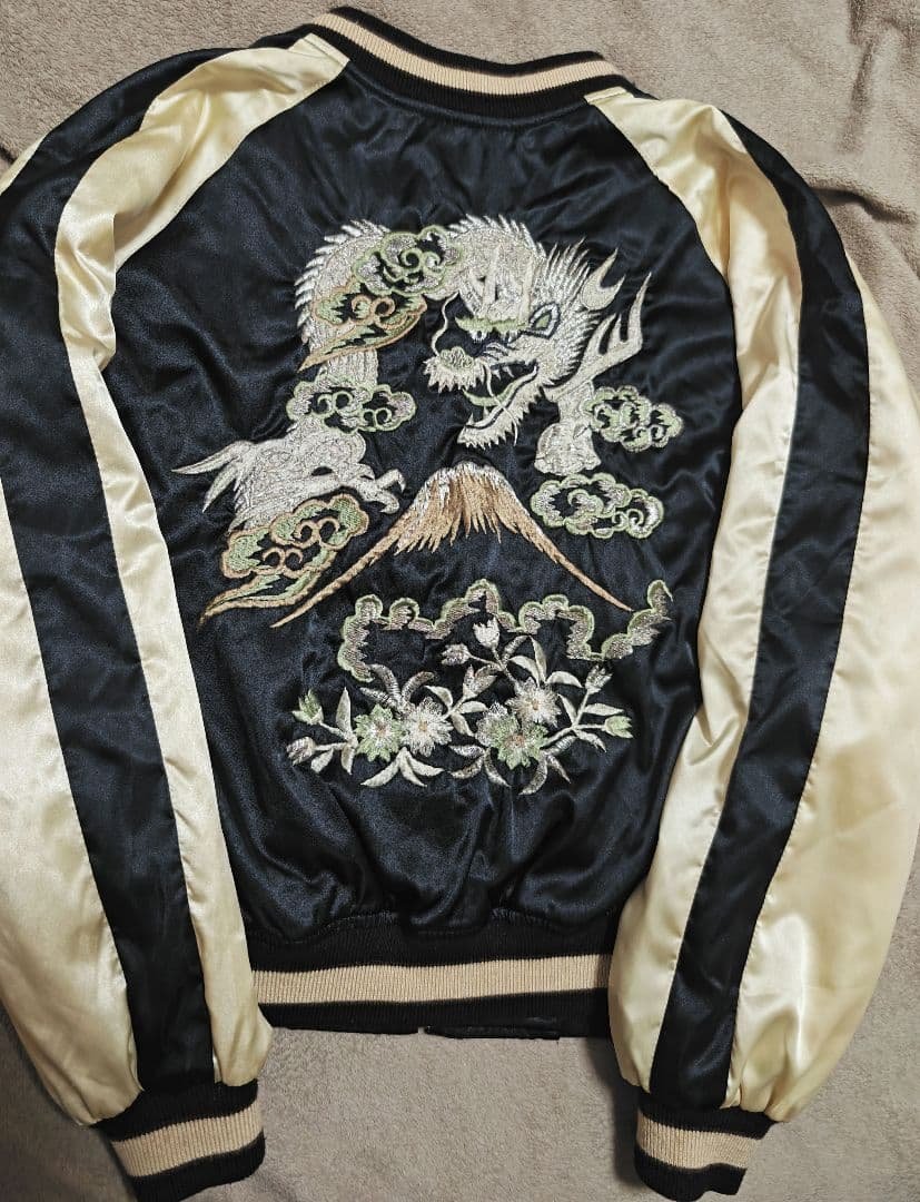 Hoshihime 日本製 限定龍 スカジャン unisex サテン