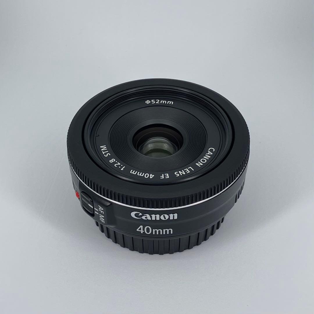 【美品・純正レンズフード付き】Canon EF40mm F2.8 STM