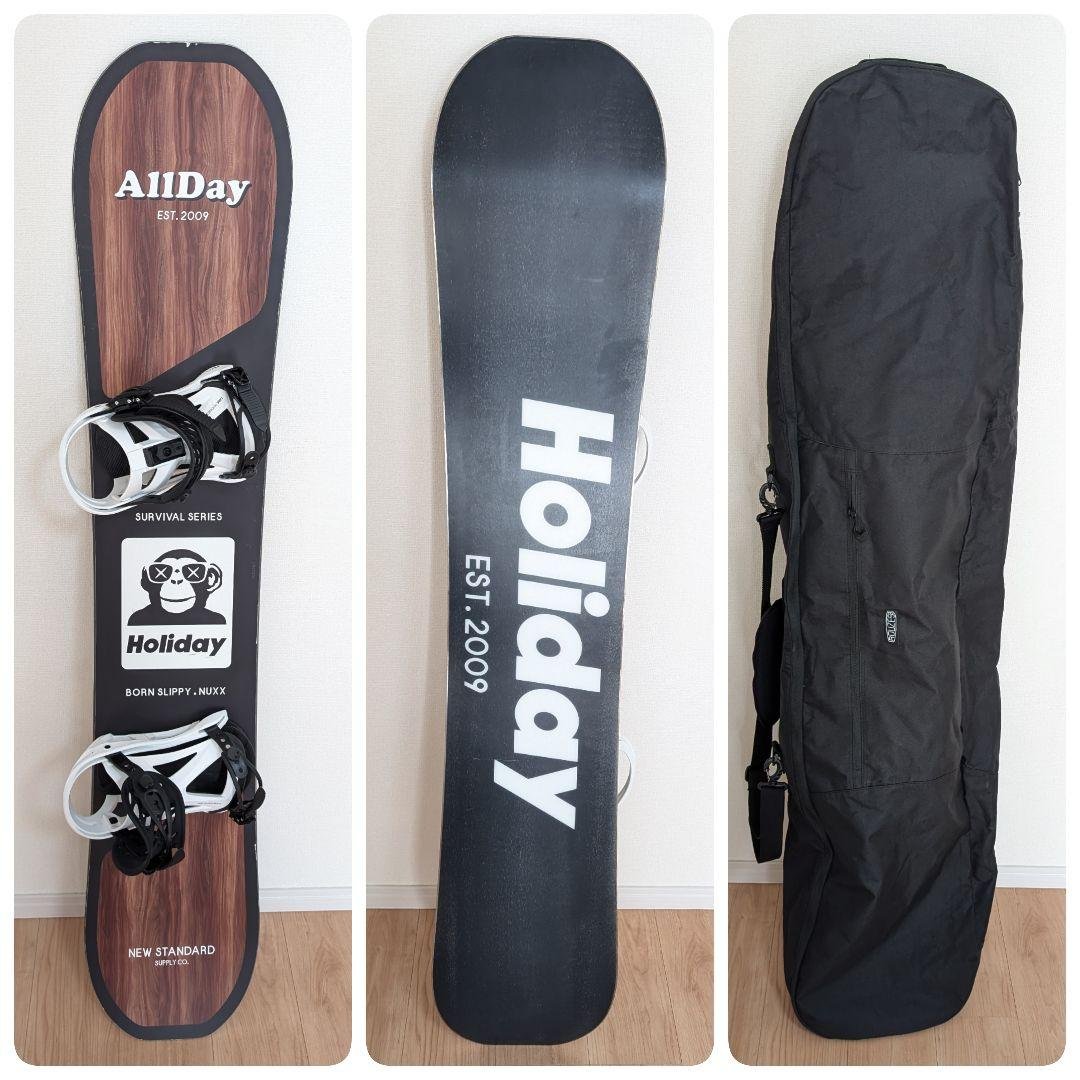 Holiday AllDay スノーボード 150 ビンディング ケース付