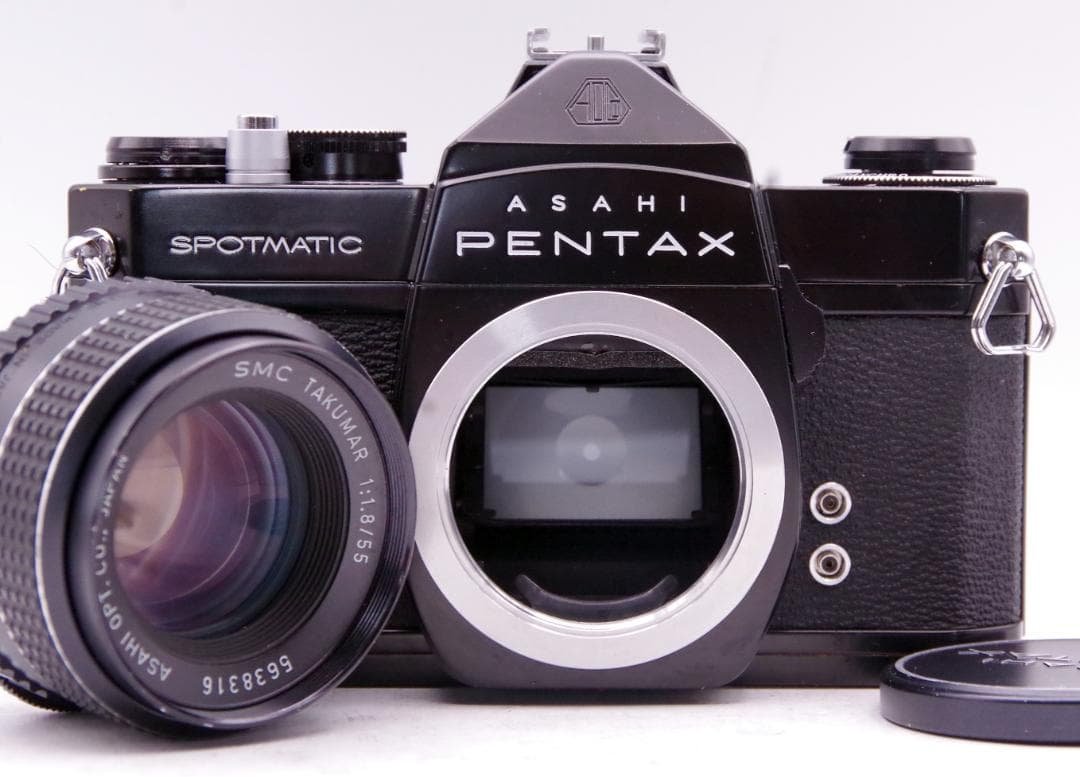 ペンタックス SP ブラックボディ SMC TAKUMAR 55mm F1.8