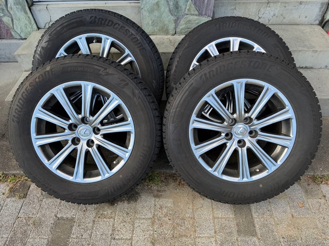 レクサス　NX 純正　17インチ スタッドレスホイールセット　空気センサー付き