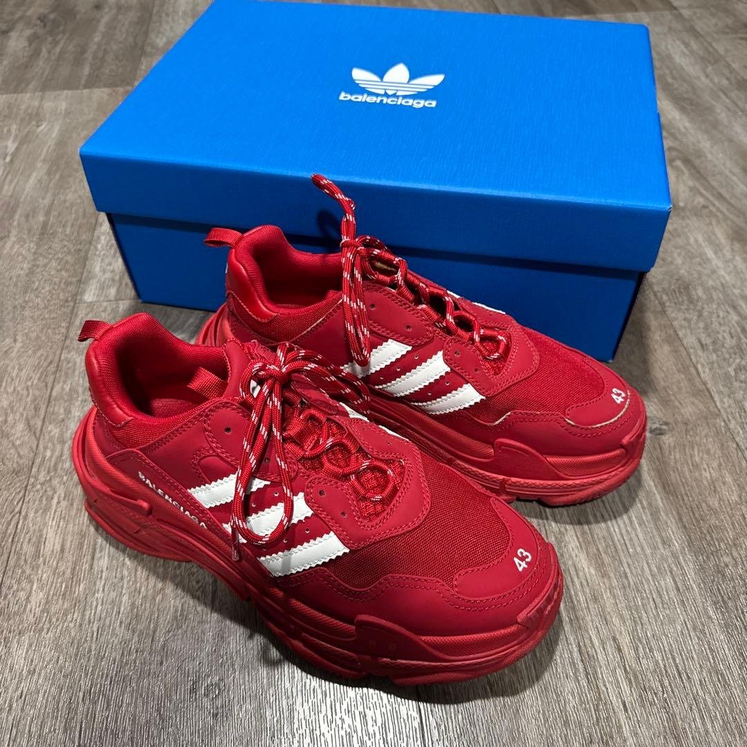 K*O様 Balenciaga Triple S スニーカー 43 レッド