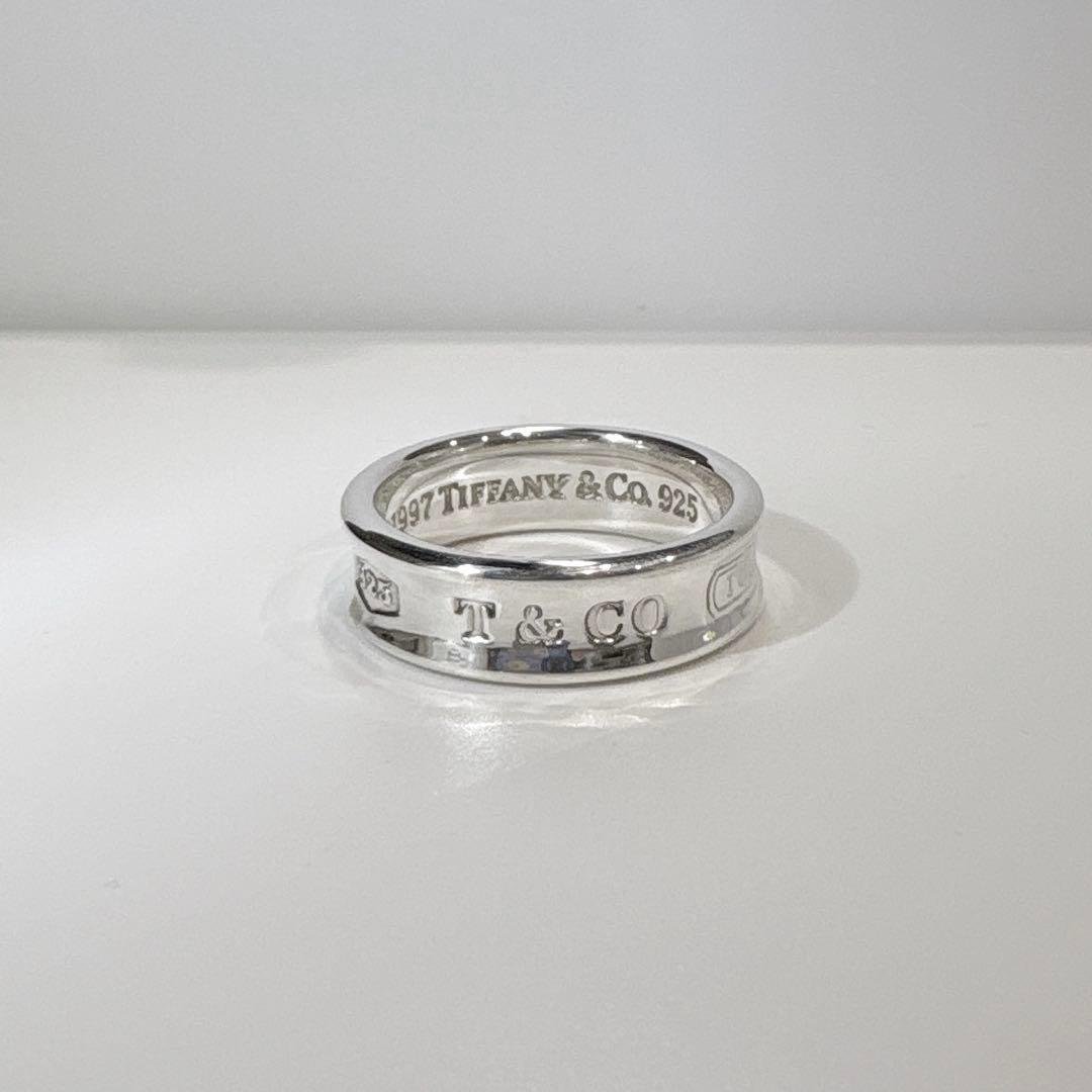 美品 ティファニー 1837 リング　20号