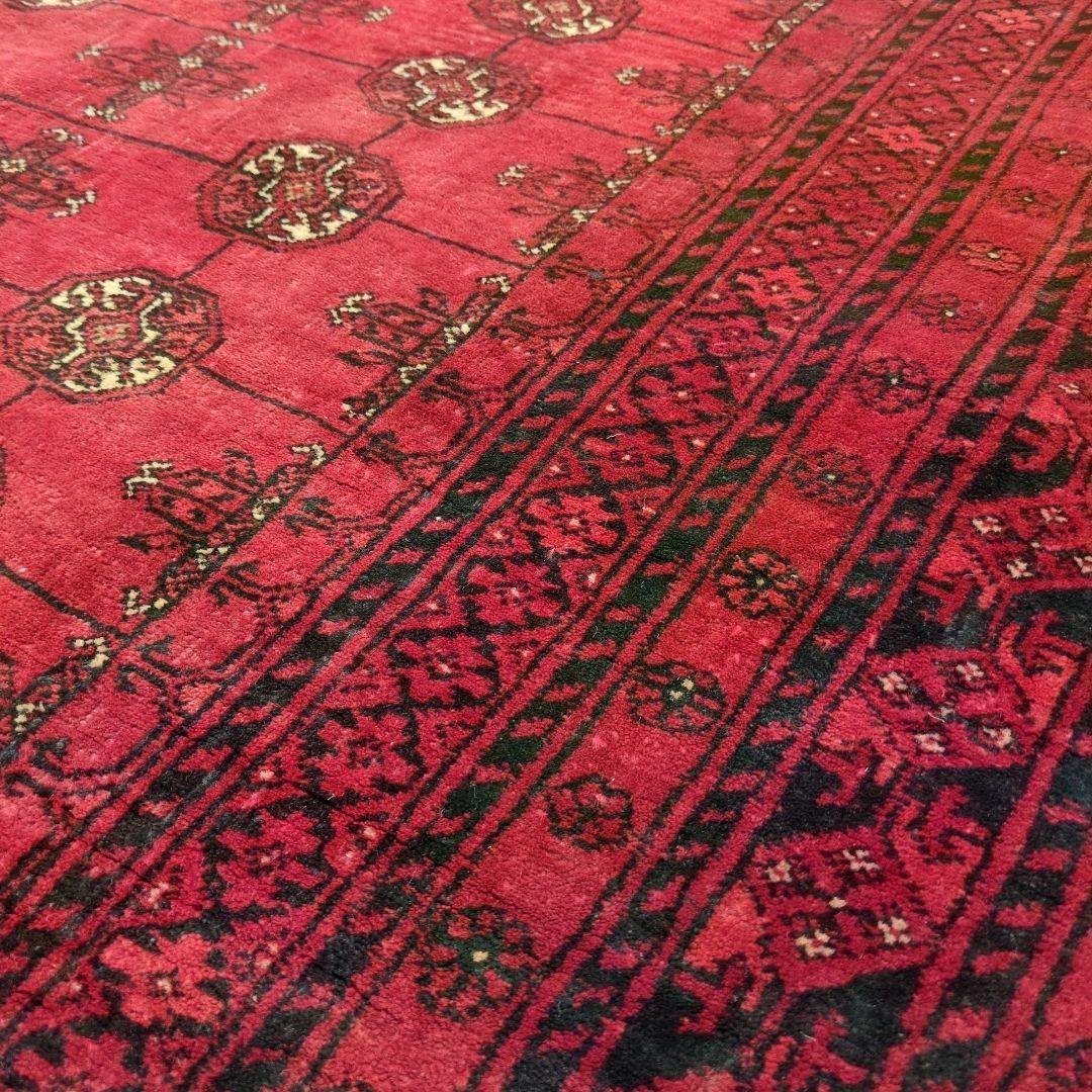 ヴィンテージラグ　トルクメン　トライバルラグ アフガニスタンラグ　手織り絨毯