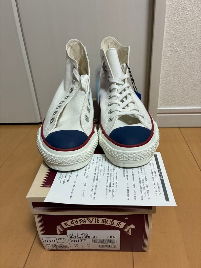 靴 Converse timeline as j Vtg w-trainer hi