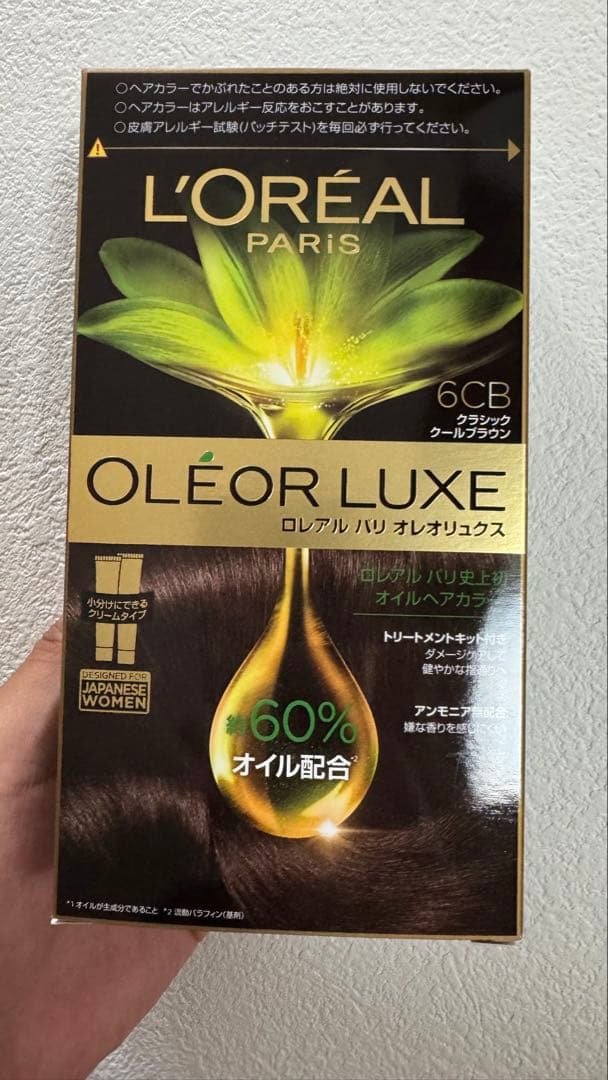 【まとめ割】ロレアルパリ　オレオリュクス 6CB クラシッククールブラウン10点