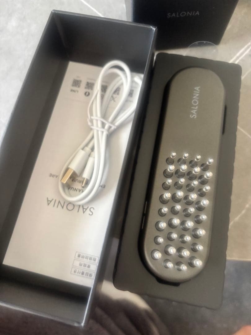 レオパパ！『SALONIA 美顔器 EMSブラシ3Dボディ・フェイス用』