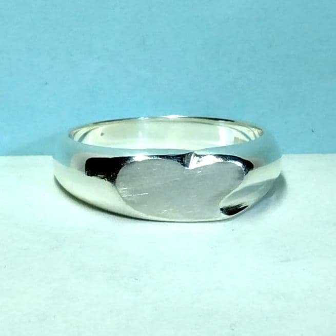 ティファニーカーブドハートリング　18.5号　新品仕上げ　無傷未使用に近い