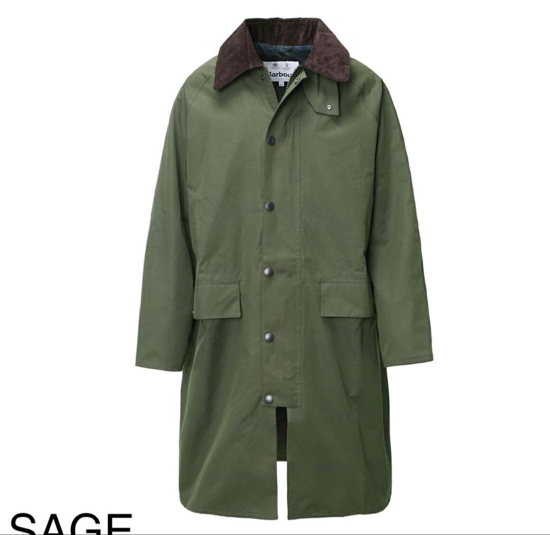 Barbour ラグランコート