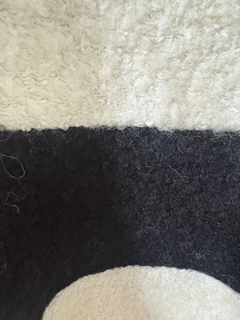 Darich アップリケブークレトップス　白黒