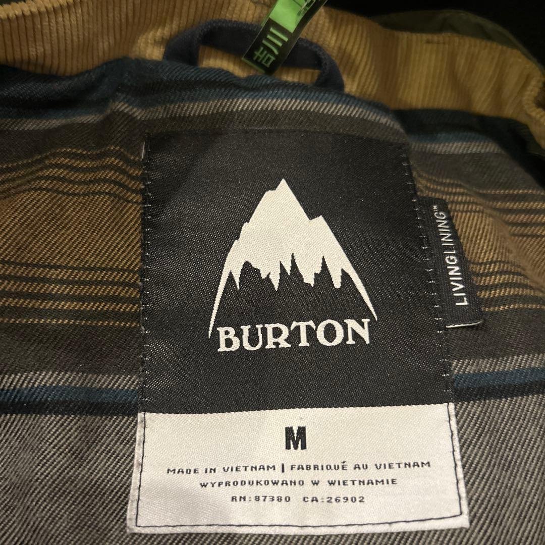 専用Burton スノーボードウェア フー付き ネイビー